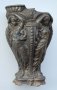 Антика, старинна ваза, скулптура, с фигури на Афродита, метална сплав., снимка 4