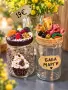 коледна кутия с декорирана чаша и буркан, снимка 5