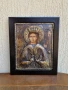 Красива антикварна сребърна икона със сертификат и маркировка , снимка 1