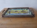 Ретро поднос табла Египет 1930 г, снимка 3
