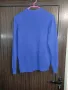 Блуза плетиво турско синьо с джобче, снимка 4