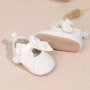 Бебешки бели обувки с панделка, снимка 6