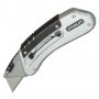 Нож Stanley макетен метален с трапецовидно прибиращо се острие 140х19 мм, снимка 1 - Други инструменти - 34036220