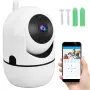 WIFI IP камера въртящ се електронен бебефон с HD изображение и двупосочно аудио, снимка 1