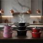 Висококачествен комплект касероли Cheffinger – елегантност, здравина и удобство в кухнята, снимка 3