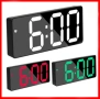 Светещ ЛЕД Часовник на Ток.Дигитален Будилник.Електрически Светещи Часовници/Будилници Големи Цифри, снимка 4