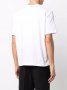 LANVIN White Embroidered Logo Мъжка Тениска size S, снимка 4