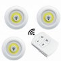 Безжични LED светодиодни лампи с дистанционно управление , снимка 2
