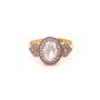 Златен дамски пръстен 2,83гр. размер:57 14кр. проба:585 модел:21867-4, снимка 1 - Пръстени - 44167598