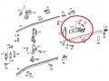 Ролков механизъм за Mercedes Vito/ Viano/ V-class 1996-2003, Среден, Плъзгаща врата, снимка 2