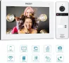 TMEZON WLAN видеодомофонна система за звънец, 7-инчов 1080P IP сензорен монитор, снимка 2
