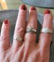 Дамски сребърни пръстени. Състояние ново. Проба 925. , снимка 1 - Пръстени - 39223200