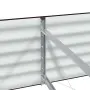 vidaXL Повдигнато легло Кафяво 400 x 80 x 44 cm Стомана, снимка 8