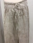 Mastro Moda 100% лен флорален панталон М, снимка 5