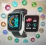 Фитнес гривна, смарт часовник, съвместим с Android и iOS, HD Bluetooth разговор, мулти спорт, време,, снимка 1