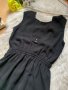 Черна рокля с верижка Манго, снимка 3