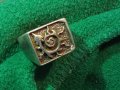 ВЕЛИКОЛЕПЕН ХУДОЖЕСТВЕНО ОРНАМЕНТИРАН МАСИВЕН СРЕБЪРЕН ПРЪСТЕН СРЕБРО 925 РЪЧНА АРТ ИЗРАБОТКА 43763, снимка 17