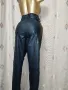 2XL Мъжки ,черен панталон от мека еко кожа, снимка 4