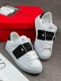 Valentino Дамски Бели Маратонки С Кристали👟Дамски Спортни Обувки С Камъни В Бял Цвят Код E1328, снимка 5