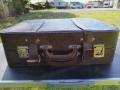Ретро кожен куфар, снимка 2