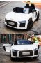 Акумулаторна кола Audi R8 Spyder 12V с меки гуми акумулаторни коли , снимка 8