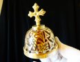 Бронзово кадило,кандило,цветен клетъчен емайл. , снимка 4