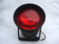 Диско светещ прожектор с цветен червен филтър PAR 36 , снимка 2