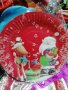 Коледни чинийки големи, снимка 1 - Декорация за дома - 42725924