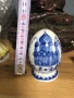 Руско порцеланово яйце Гжель, снимка 6