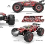 Hosim RC Кола 1/10 Безчеткова SUPER X07 Високоскоростна 68КМ/ч 4WD Офроуд Монстър Камион, снимка 4