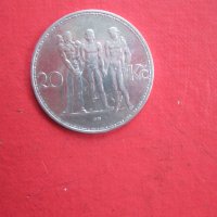 20 крони 1933 Сребърна монета , снимка 6 - Нумизматика и бонистика - 38157731