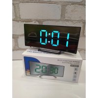  Стилен дигитален часовник с термометър и големи светещи цифри, снимка 5 - Други стоки за дома - 30927225