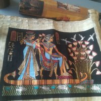 Египетски папирус. Оригинал. Ръчно рисуван. Mohamed Khedr. Картина. Египет. , снимка 1 - Антикварни и старинни предмети - 38121858