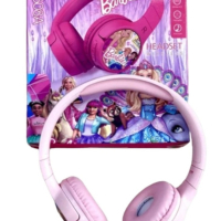 Безжични слушалки с вграден микрофон Barbie, сгъваеми и регулируеми, снимка 4 - Слушалки, hands-free - 44707786