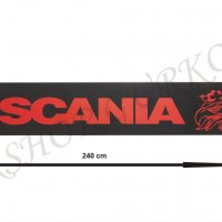 Гума за ремарке/камион SCANIA черна със син/червен надпис, снимка 2 - Аксесоари и консумативи - 30881319