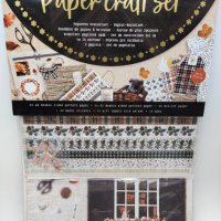 Декорация за картички paper craft set Крафт материали, снимка 1 - Ученически пособия, канцеларски материали - 38368483