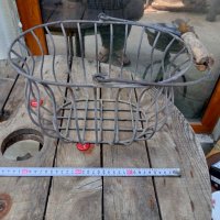 Старинна телена кошница, снимка 6 - Декорация за дома - 40831995