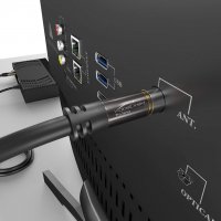Kabeldirekt Pro series коаксиален кабел за антена мъжки към женски и VGA м-ж , снимка 7 - Приемници и антени - 32037490
