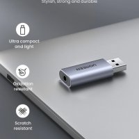 НОВ! UGreen USB external Stereo sound adapter, снимка 2 - Други - 35334807