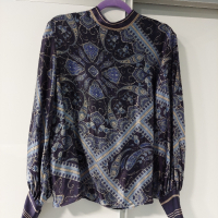 Дамска сатенирана Блуза НМ, снимка 1 - Блузи с дълъг ръкав и пуловери - 44529541