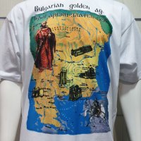 Нова мъжка тениска със ситопечат България - Златен век, снимка 8 - Тениски - 28328997