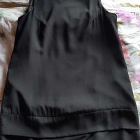Дамска къса черна рокля ЗАРА, снимка 1 - Рокли - 30232433