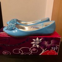 Сини балеринки, снимка 2 - Детски обувки - 30248015