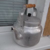 Чайник алуминиев от соца, снимка 3 - Аксесоари за кухня - 35087392