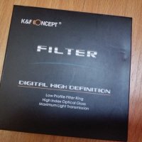 филтър k&f concept Digital HD MC UV 52mm slim, снимка 1 - Обективи и филтри - 31983773