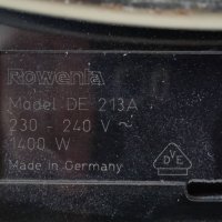 Ютия Rowenta DE 213A, снимка 7 - Ютии - 38355188