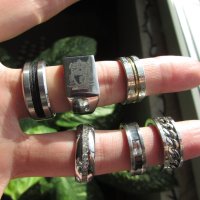 Продавам 6 пръстена, стомана., снимка 7 - Пръстени - 44308862