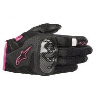 ДАМСКИ МОТО РЪКАВИЦИ ALPINESTARS STELLA SMX-1 AIR V2 BLACK/PINK, снимка 1 - Аксесоари и консумативи - 35447795