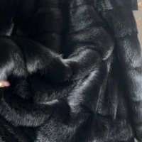 ⛔️Намаление     Луксозно палто от норка Black Diamond, снимка 1 - Палта, манта - 44596290