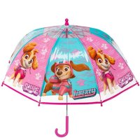 Paw Patrol Skye Skye Ръчен детски прозрачен розов чадър за дъжд 64см, снимка 2 - Чадъри - 42875166